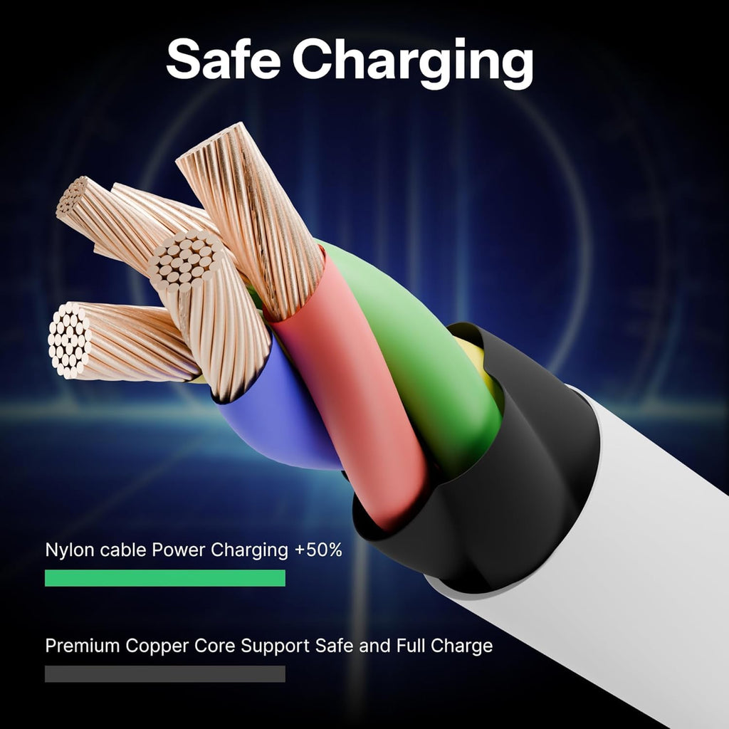 i-Top USB Type C Cable 3 A 1 m TPE 60W Fast Charging Type C to Type C Data Cable