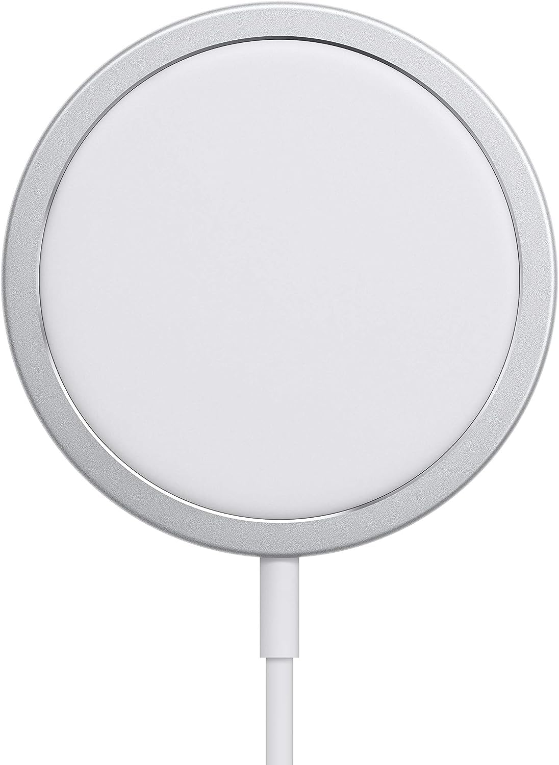 AppIeAura Power Wave Charge 2.8 A Wireless Mobile Charger with Detachable Cable (White, Silver)