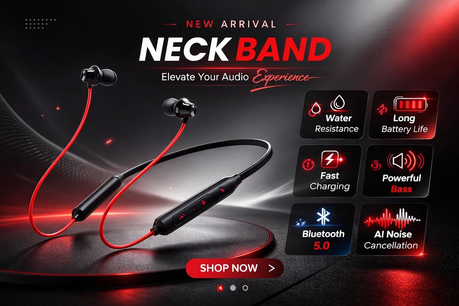 Bullet Z2 ANC Bluetooth in Ear Earphones with Mic, 45dB Hybrid ANC, Bombastic Bass - 12.4 mm Drivers, 10 Mins Charge - 20 Hrs Music, 28 Hrs Battery