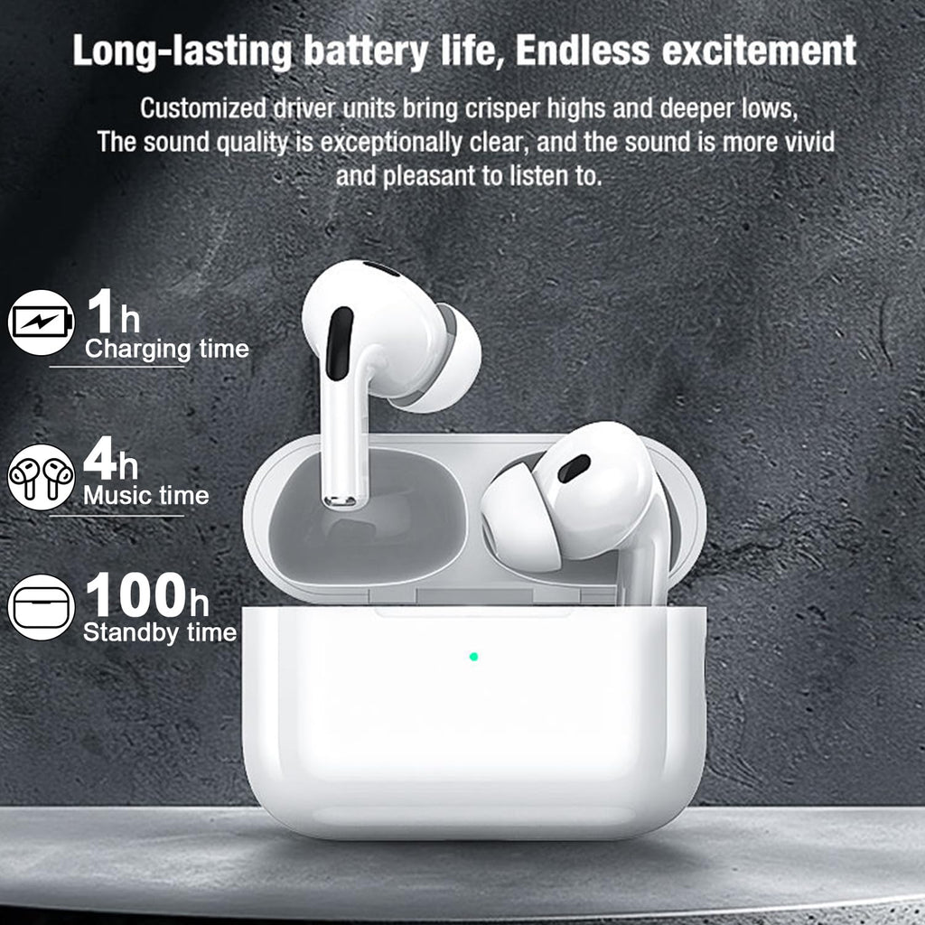 Apple AirPods Pro 3 Wireless Earbuds, Active Noise Cancellation, Live Translation, Heart Rate Sensing, Bluetooth Headphones, Spatial Audio, High-Fidelity Sound, USB-C Charging