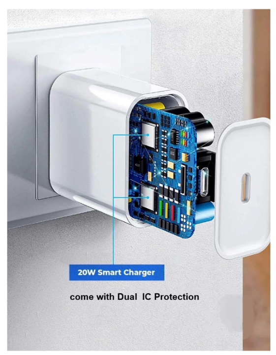AppleAura 45w Fast Charging Adapter Compatable for Apple iPhone 15,16 and iPhone 17 and For SuperVooc Charge for Android Mobiles